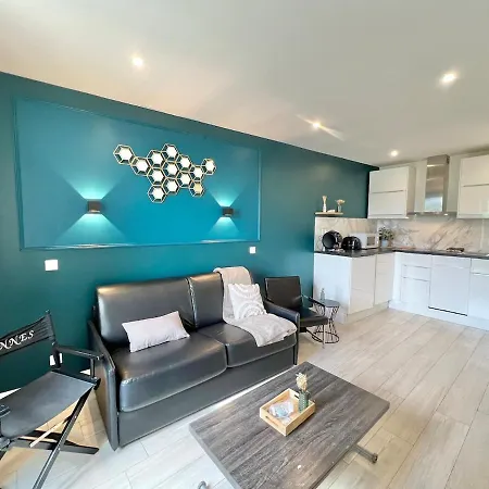 公寓 Casa Alma, 3ou4 Pers, 10min Palais Et Centre 戛纳